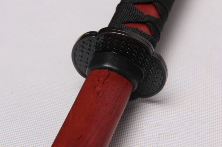 Red Wooden Bokken Katana Training Sword