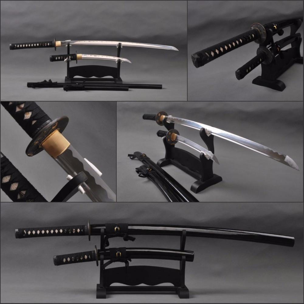 Aki Carbon Steel Samurai Sword Set