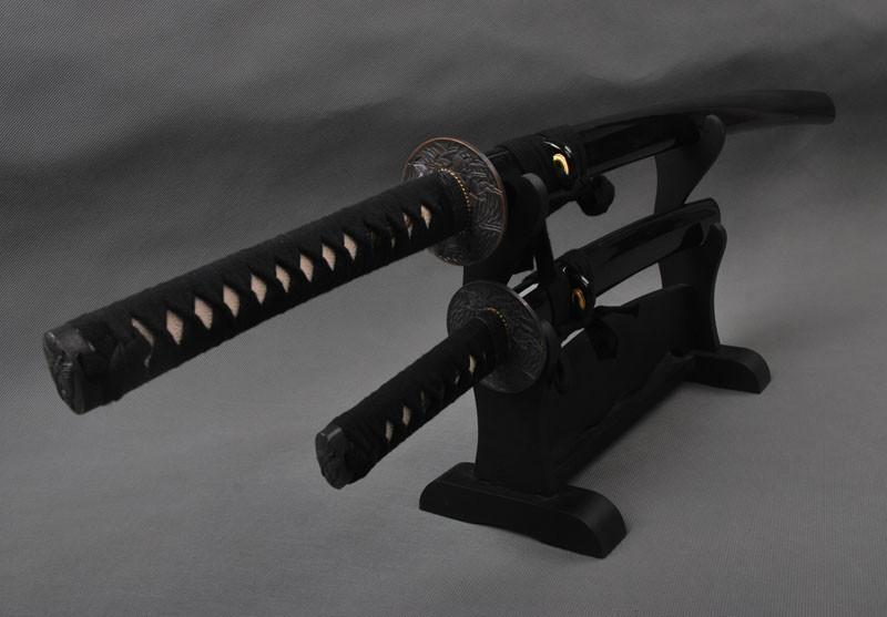 Aki Carbon Steel Samurai Sword Set