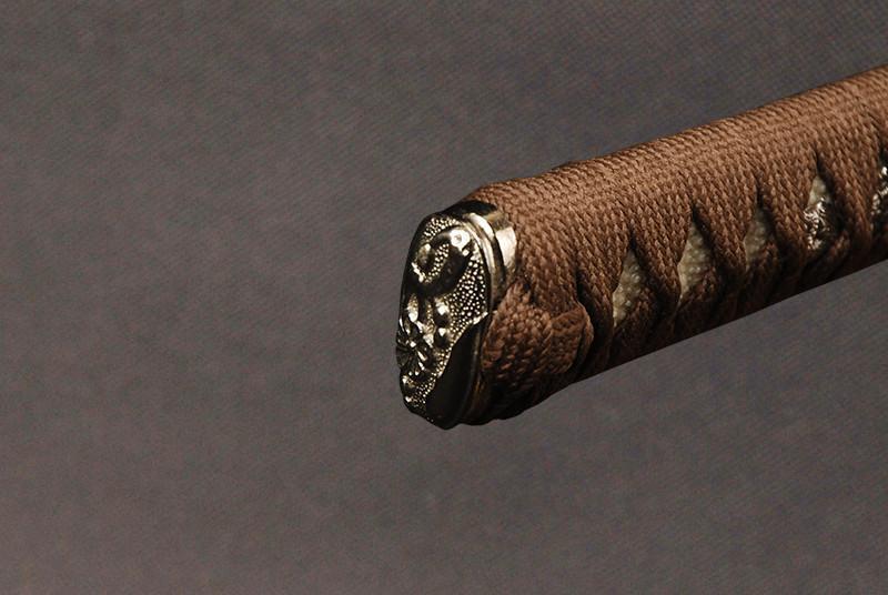 Earthen Clay Tempered Carbon Steel Tanto Sword