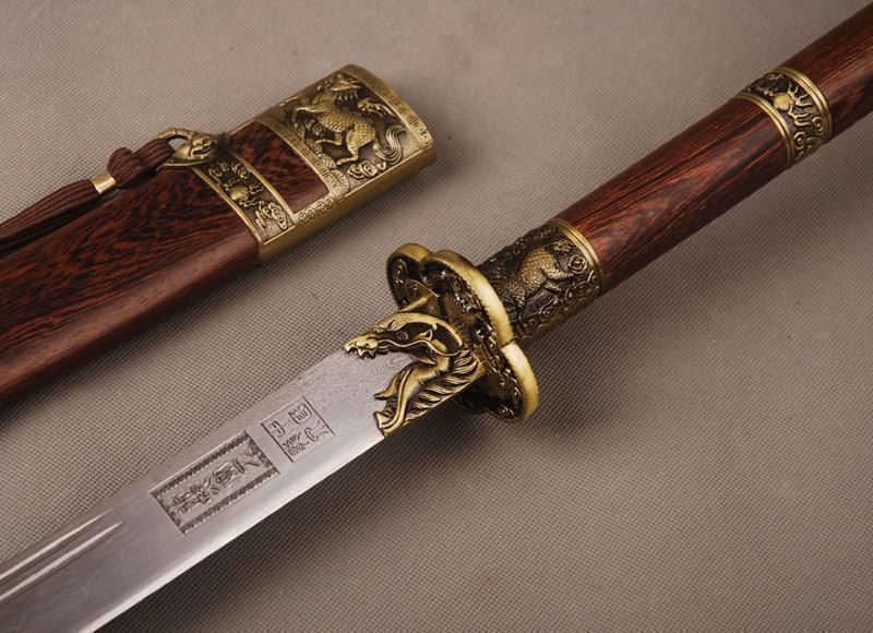Kangxi Folded Steel Chinese Dao Sword