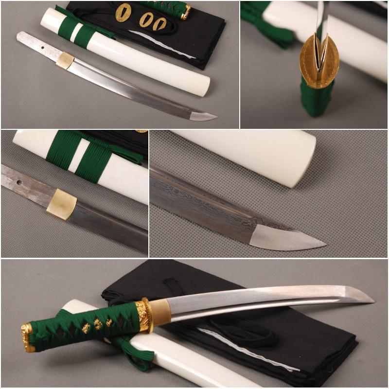 Natsu Folded Carbon Steel Tanto Sword