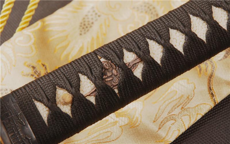 Kiyuki Carbon Steel Wakizahi Samurai Sword