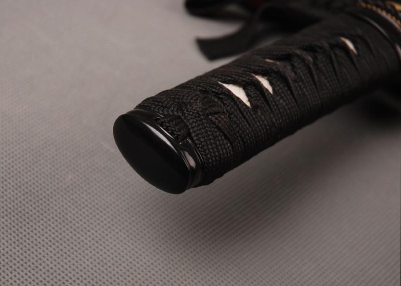 Red Man Folded Carbon Steel Tanto Sword