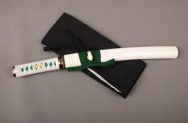 White Night Folded Carbon Steel Tanto Sword
