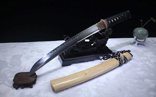 Hone T10 Clay Tempered Steel Tanto Sword