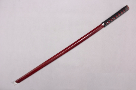 Red Wooden Bokken Katana Training Sword