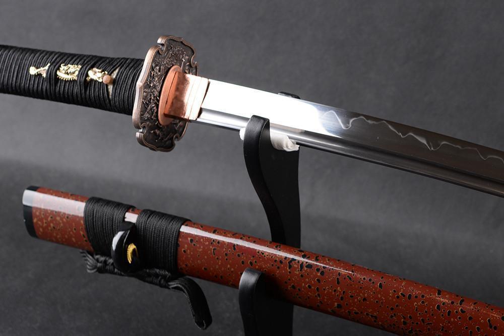 Aat Clay Tempered Folded Steel Katana Samurai Sword