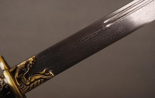 Kangxi Folded Steel Chinese Dao Sword