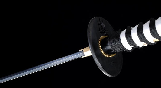 Onmyōdō Black Carbon Steel Katana Samurai Sword