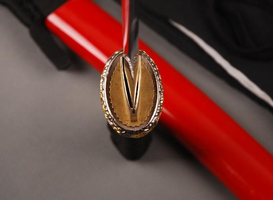 Scarlet Folded Carbon Steel Tanto Sword